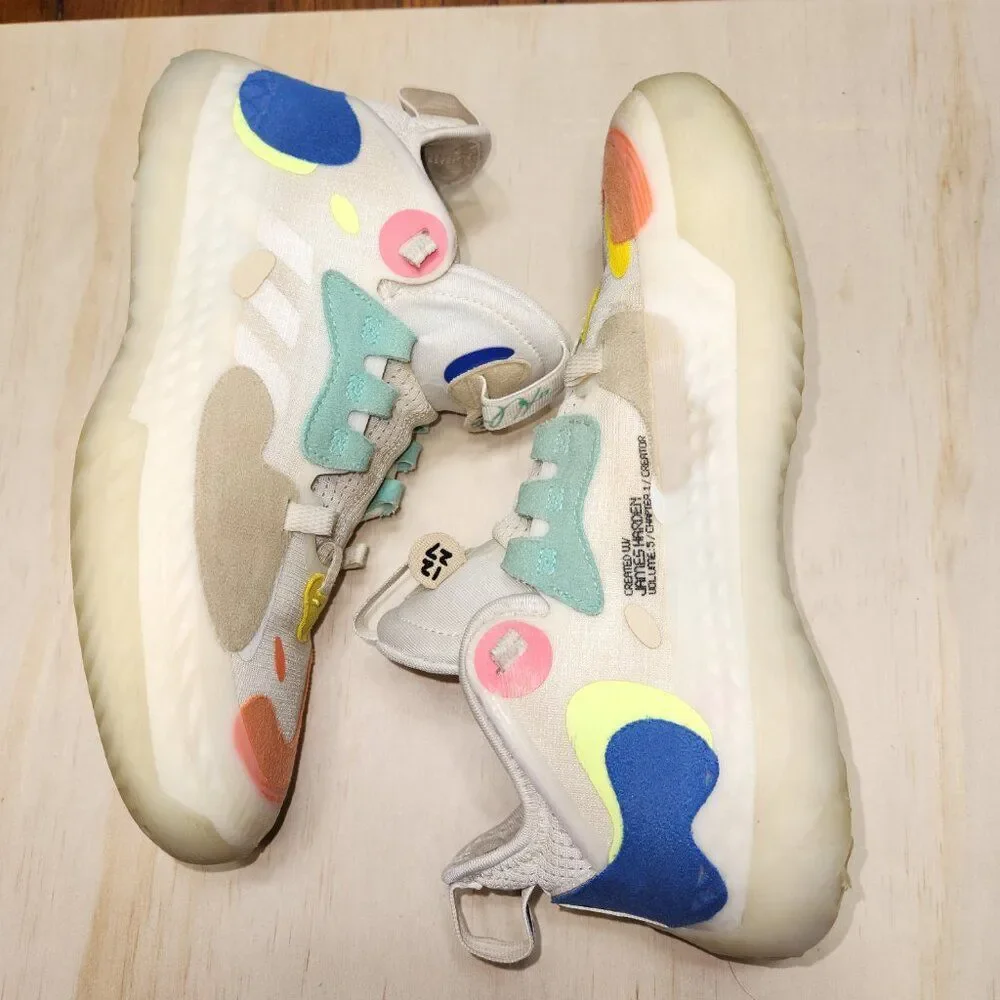James Harden Boost Adidas Shoes Volume 5 Chapter 1 White Men's Size 6.5